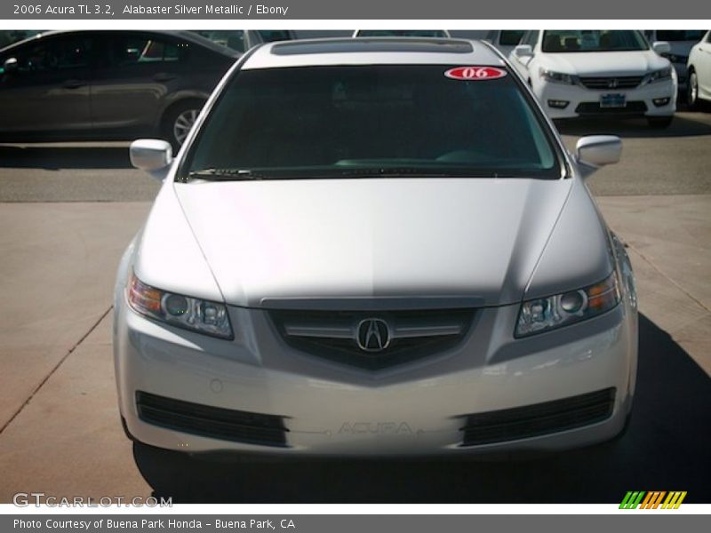 Alabaster Silver Metallic / Ebony 2006 Acura TL 3.2