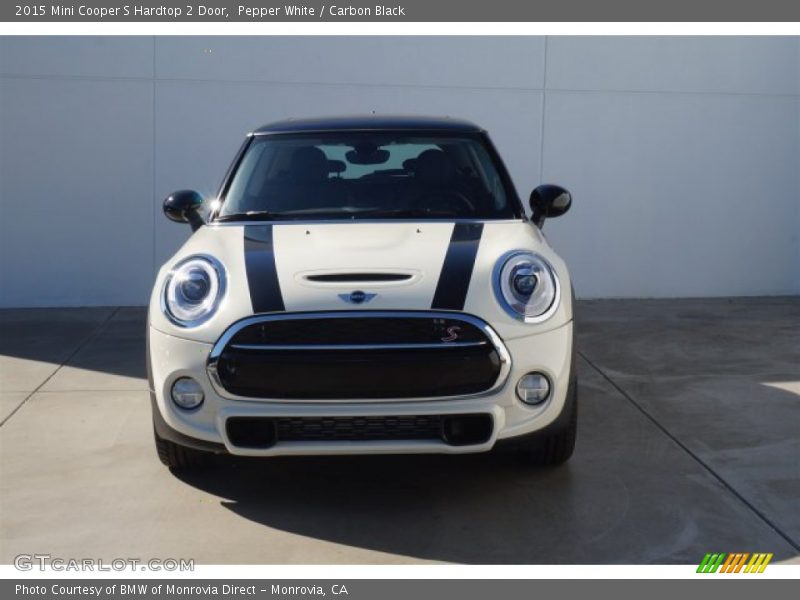 Pepper White / Carbon Black 2015 Mini Cooper S Hardtop 2 Door