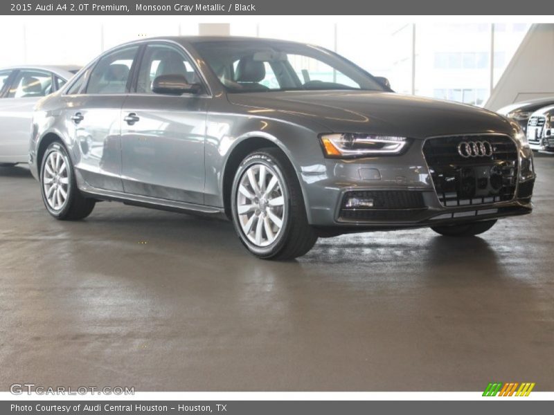 Monsoon Gray Metallic / Black 2015 Audi A4 2.0T Premium