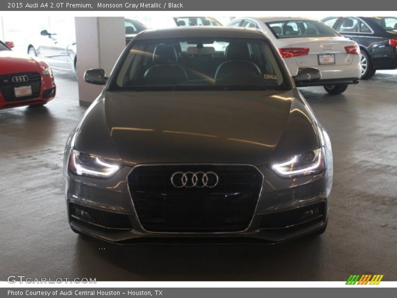 Monsoon Gray Metallic / Black 2015 Audi A4 2.0T Premium