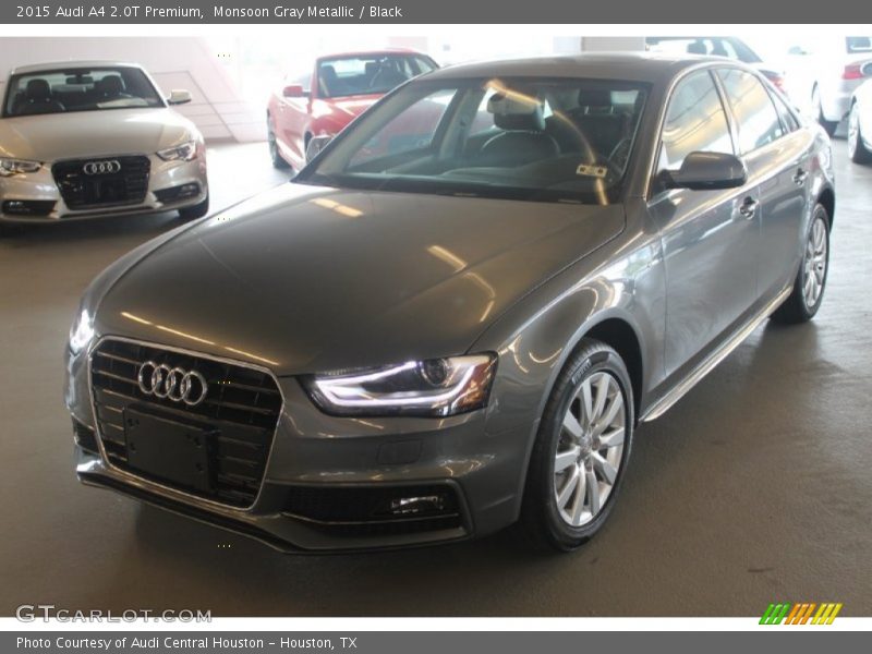 Monsoon Gray Metallic / Black 2015 Audi A4 2.0T Premium