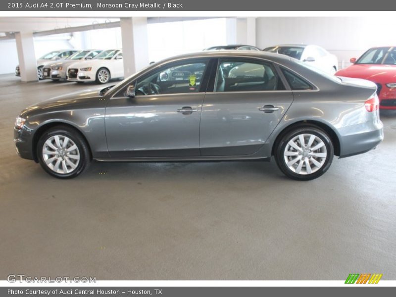 Monsoon Gray Metallic / Black 2015 Audi A4 2.0T Premium
