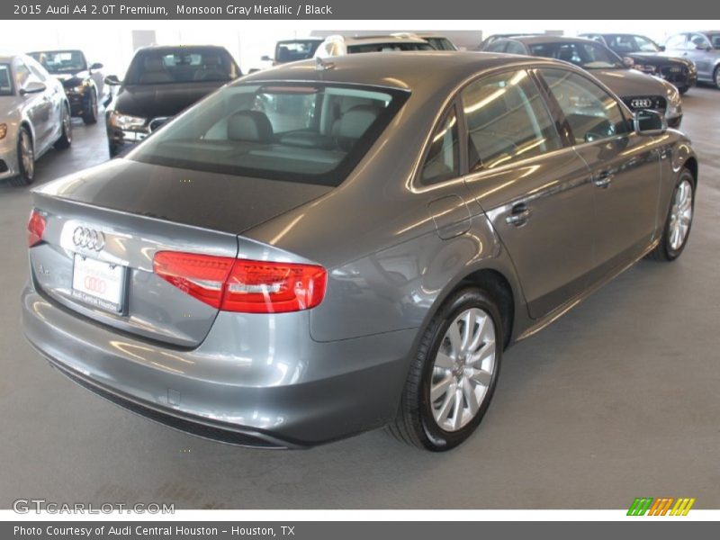 Monsoon Gray Metallic / Black 2015 Audi A4 2.0T Premium