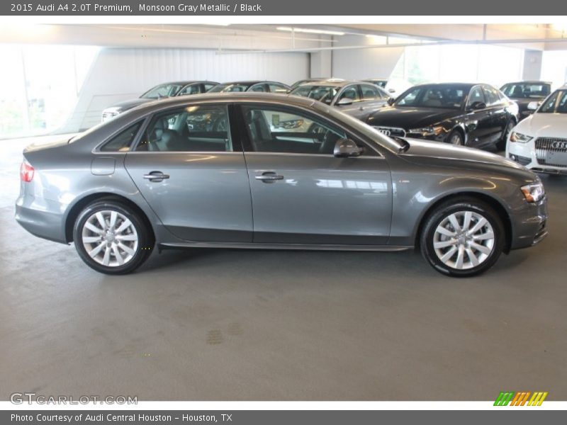Monsoon Gray Metallic / Black 2015 Audi A4 2.0T Premium