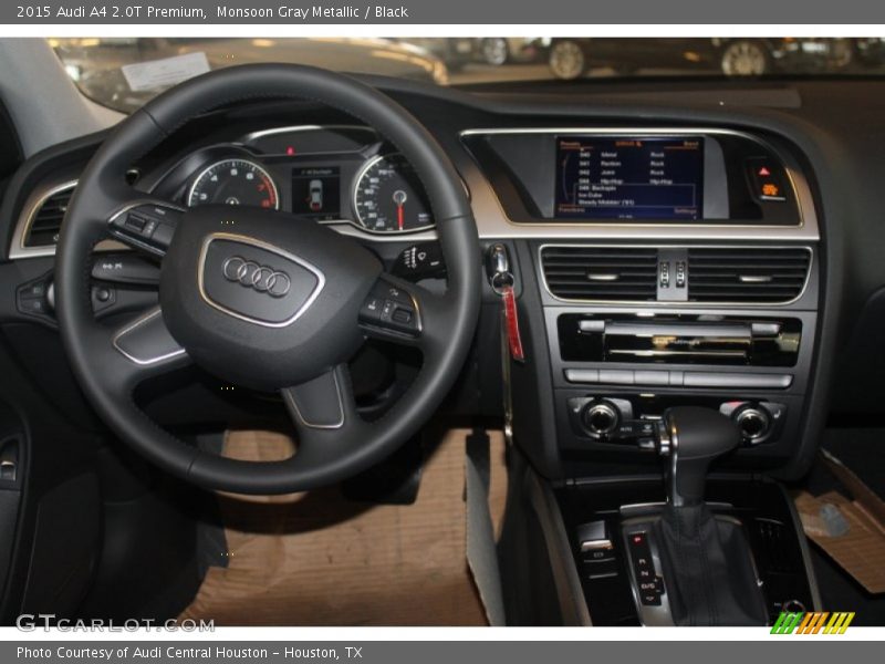 Monsoon Gray Metallic / Black 2015 Audi A4 2.0T Premium