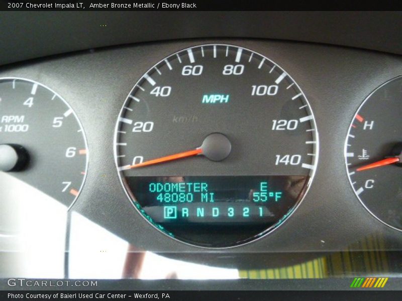 Amber Bronze Metallic / Ebony Black 2007 Chevrolet Impala LT