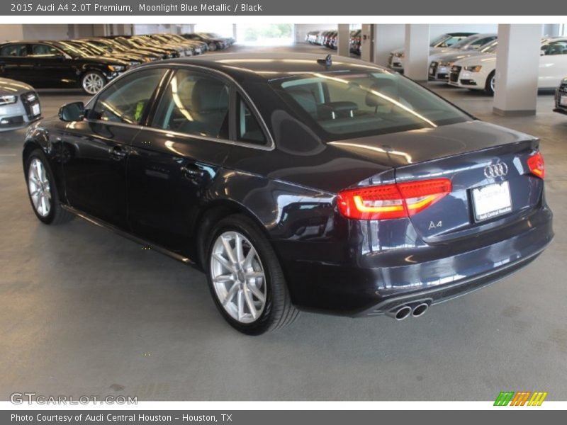 Moonlight Blue Metallic / Black 2015 Audi A4 2.0T Premium