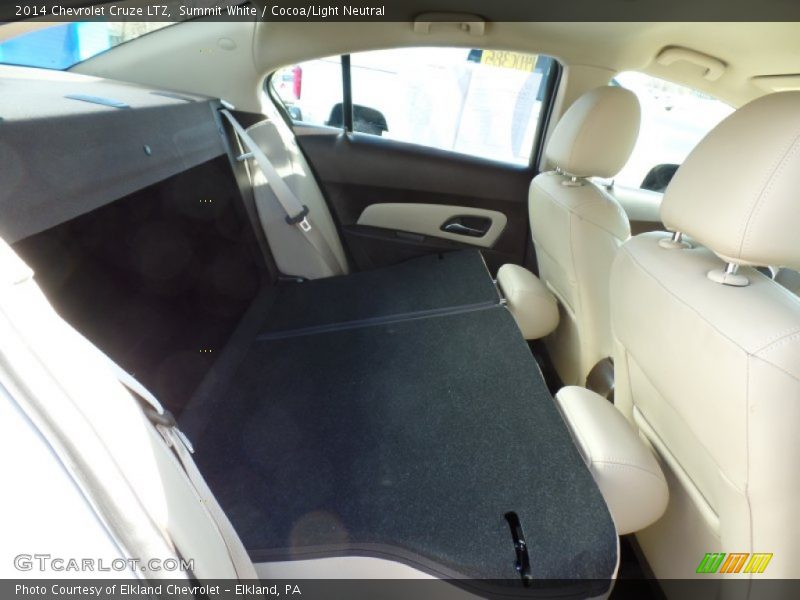 Summit White / Cocoa/Light Neutral 2014 Chevrolet Cruze LTZ