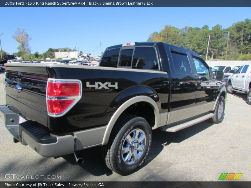 Black / Sienna Brown Leather/Black 2009 Ford F150 King Ranch SuperCrew 4x4