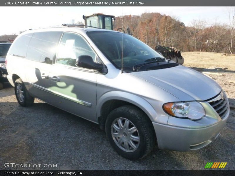 Bright Silver Metallic / Medium Slate Gray 2007 Chrysler Town & Country Touring