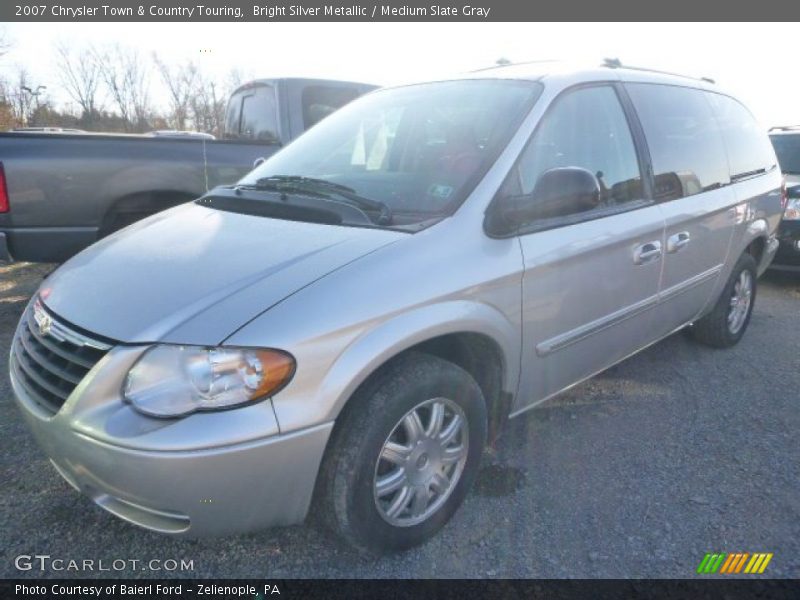 Bright Silver Metallic / Medium Slate Gray 2007 Chrysler Town & Country Touring