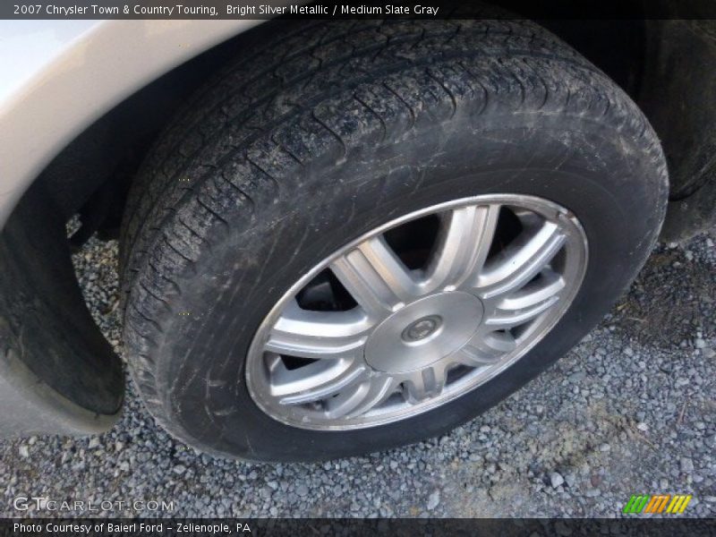 Bright Silver Metallic / Medium Slate Gray 2007 Chrysler Town & Country Touring