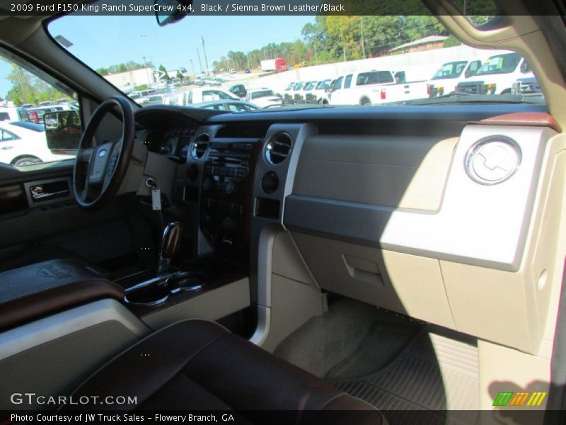 Black / Sienna Brown Leather/Black 2009 Ford F150 King Ranch SuperCrew 4x4