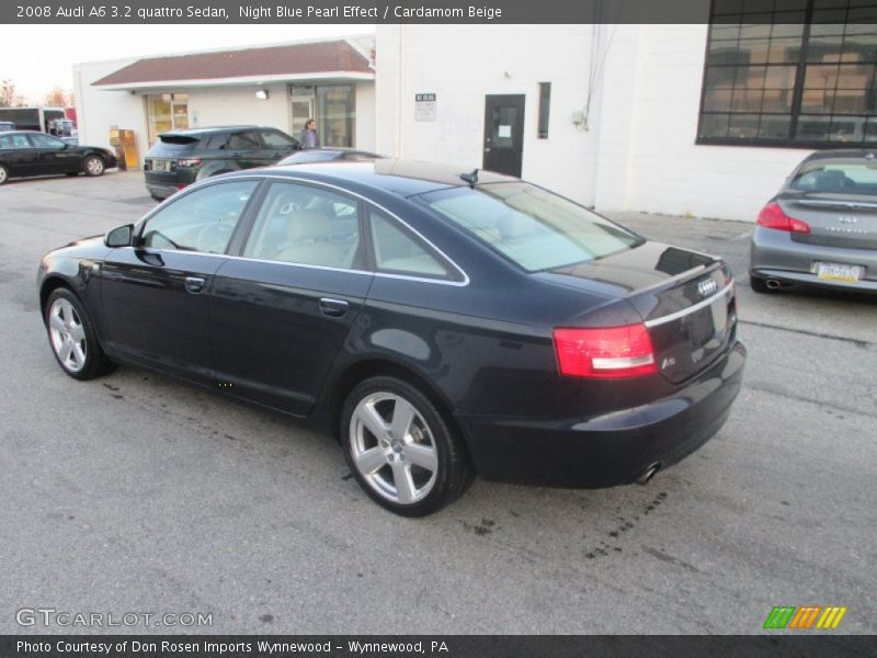 Night Blue Pearl Effect / Cardamom Beige 2008 Audi A6 3.2 quattro Sedan