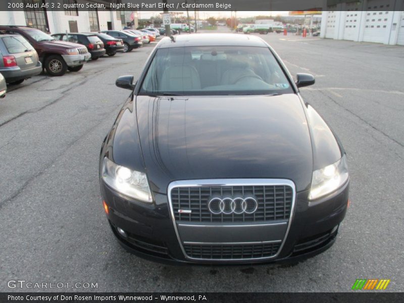 Night Blue Pearl Effect / Cardamom Beige 2008 Audi A6 3.2 quattro Sedan