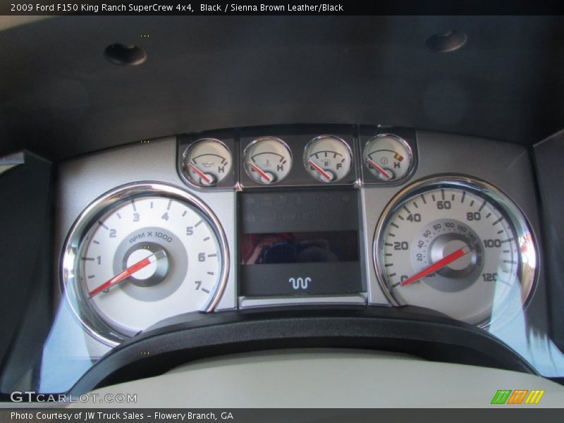 Black / Sienna Brown Leather/Black 2009 Ford F150 King Ranch SuperCrew 4x4