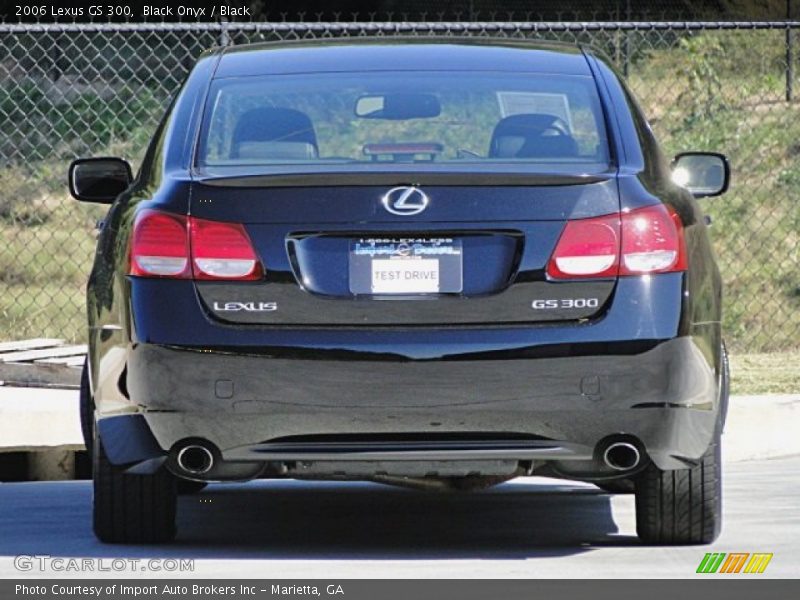 Black Onyx / Black 2006 Lexus GS 300