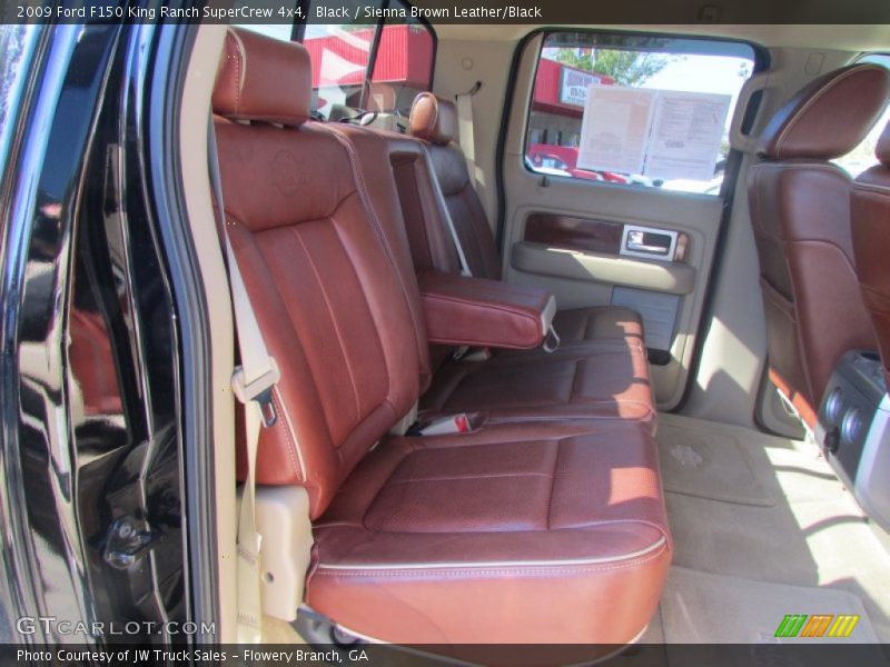Black / Sienna Brown Leather/Black 2009 Ford F150 King Ranch SuperCrew 4x4