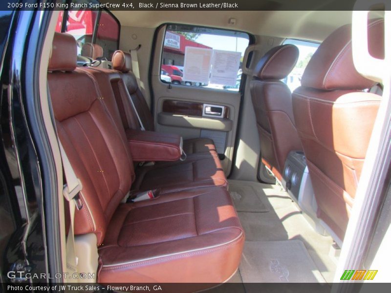 Black / Sienna Brown Leather/Black 2009 Ford F150 King Ranch SuperCrew 4x4