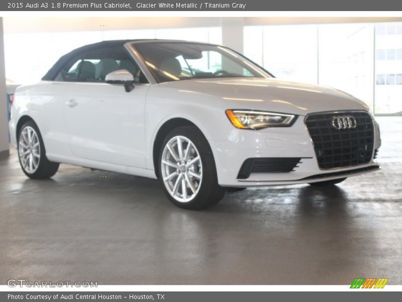 Glacier White Metallic / Titanium Gray 2015 Audi A3 1.8 Premium Plus Cabriolet