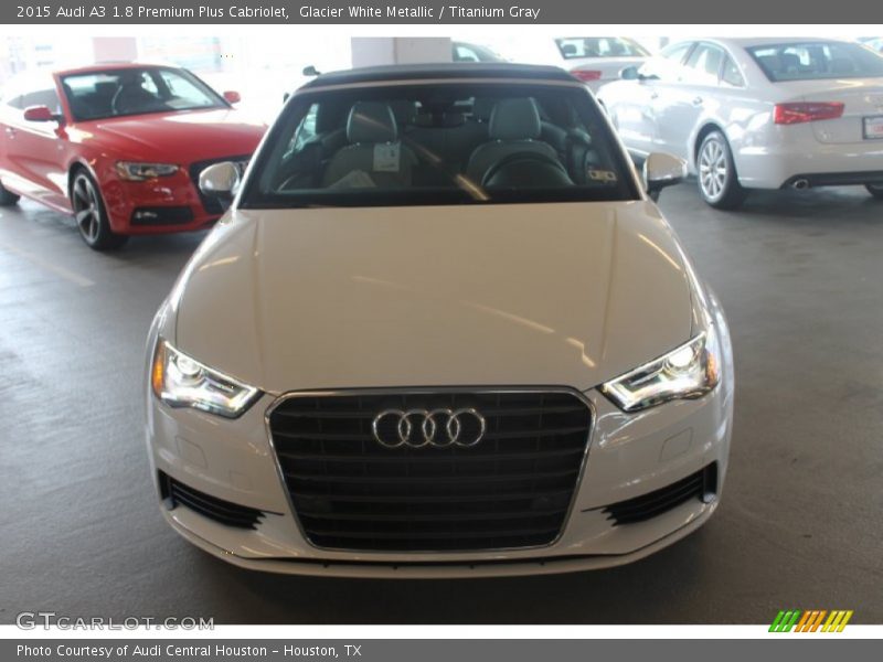 Glacier White Metallic / Titanium Gray 2015 Audi A3 1.8 Premium Plus Cabriolet