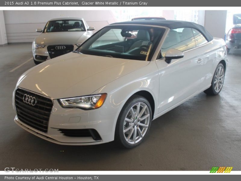 Glacier White Metallic / Titanium Gray 2015 Audi A3 1.8 Premium Plus Cabriolet