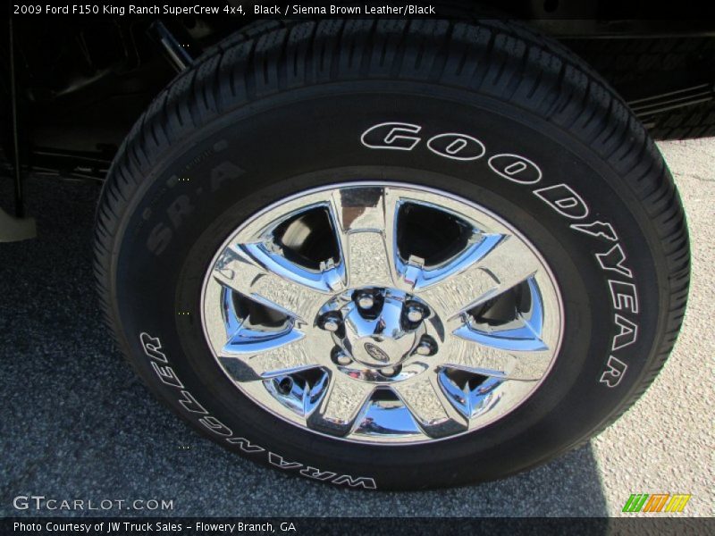 Black / Sienna Brown Leather/Black 2009 Ford F150 King Ranch SuperCrew 4x4