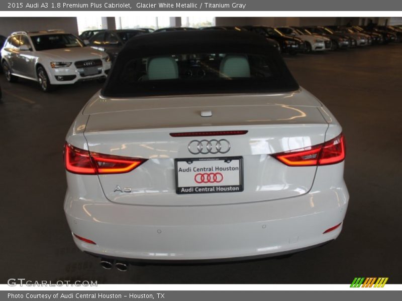 Glacier White Metallic / Titanium Gray 2015 Audi A3 1.8 Premium Plus Cabriolet