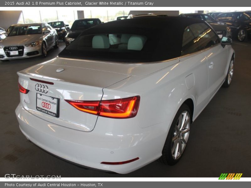 Glacier White Metallic / Titanium Gray 2015 Audi A3 1.8 Premium Plus Cabriolet