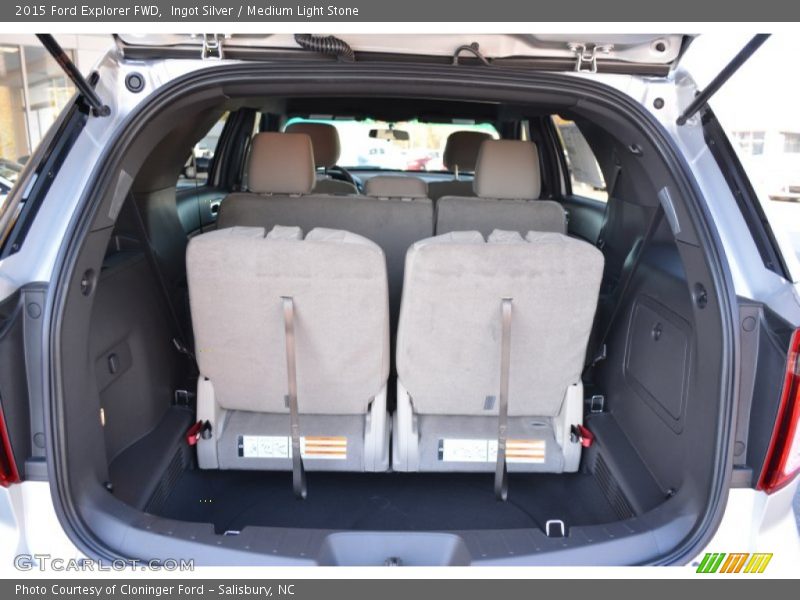 Ingot Silver / Medium Light Stone 2015 Ford Explorer FWD