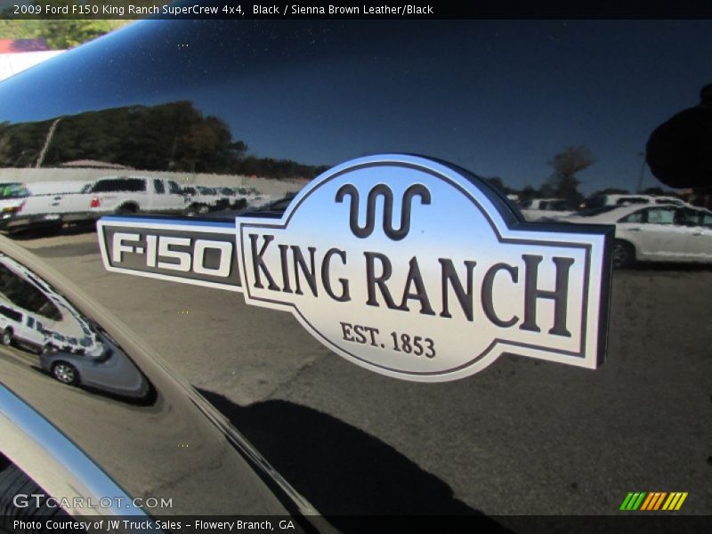Black / Sienna Brown Leather/Black 2009 Ford F150 King Ranch SuperCrew 4x4