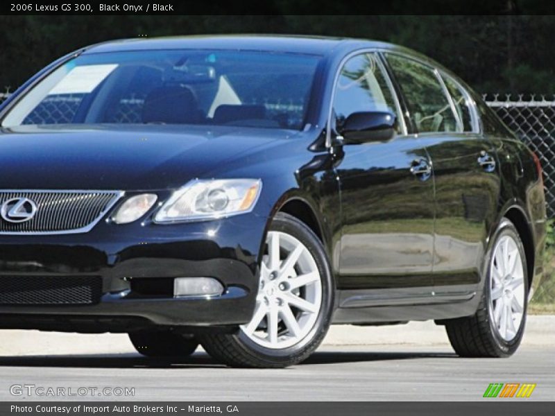 Black Onyx / Black 2006 Lexus GS 300