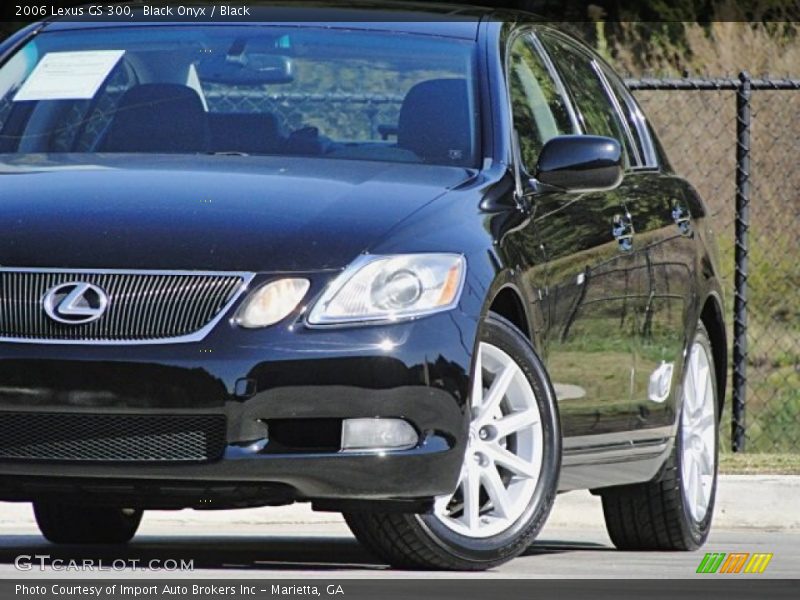 Black Onyx / Black 2006 Lexus GS 300