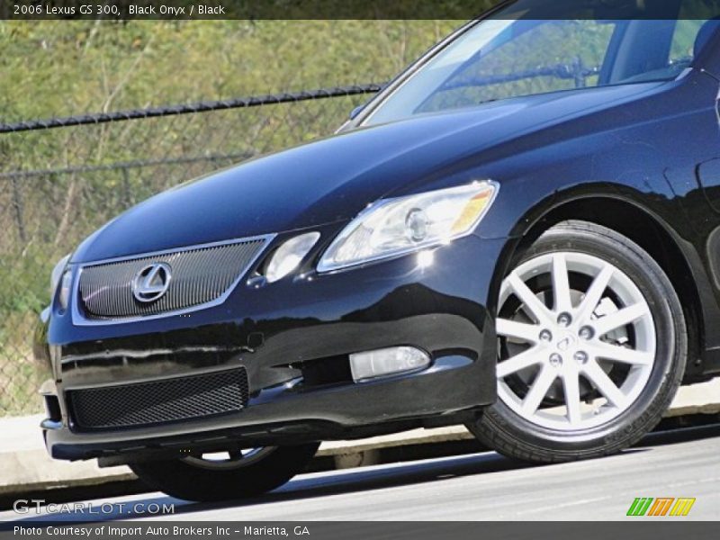 Black Onyx / Black 2006 Lexus GS 300