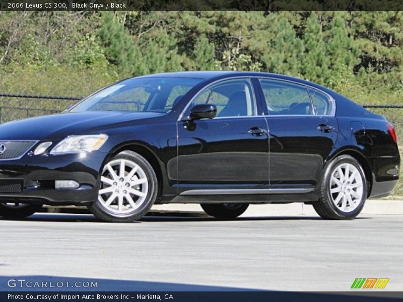Black Onyx / Black 2006 Lexus GS 300