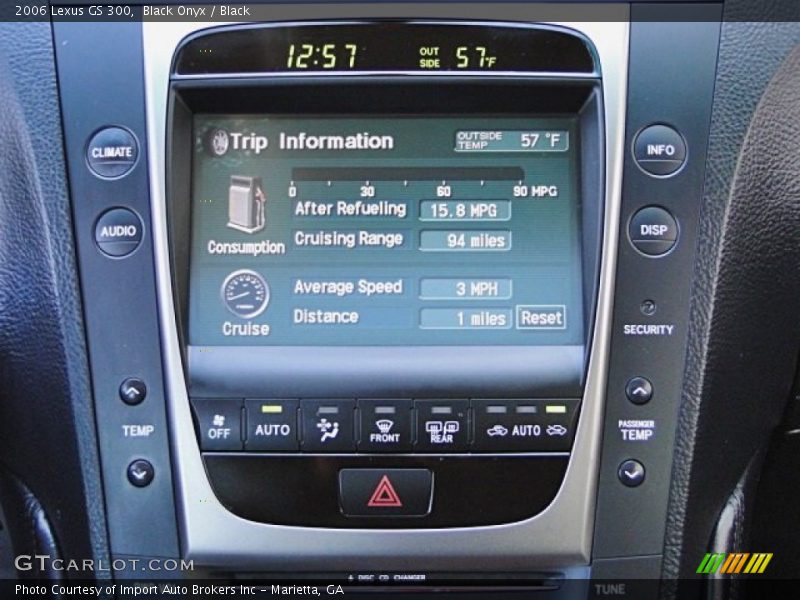 Black Onyx / Black 2006 Lexus GS 300