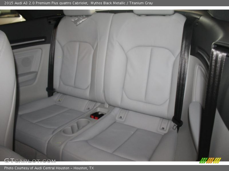 Mythos Black Metallic / Titanium Gray 2015 Audi A3 2.0 Premium Plus quattro Cabriolet