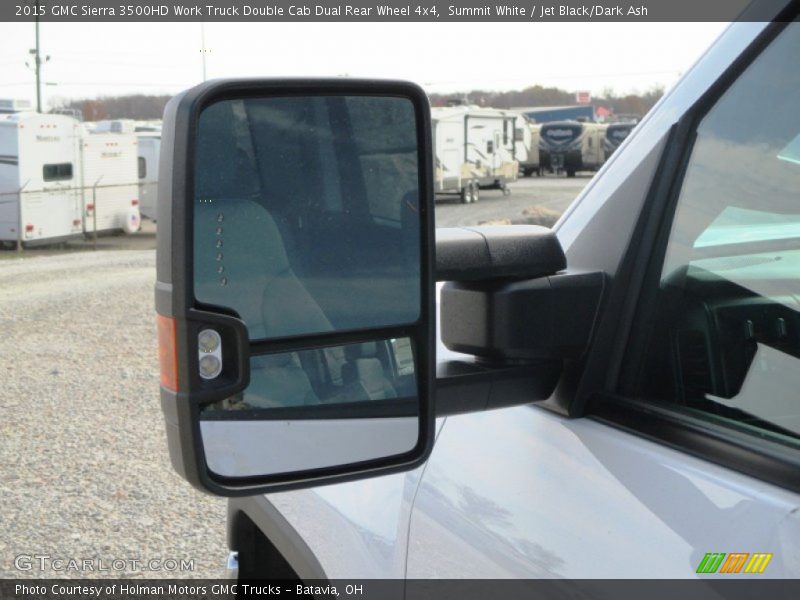 Summit White / Jet Black/Dark Ash 2015 GMC Sierra 3500HD Work Truck Double Cab Dual Rear Wheel 4x4