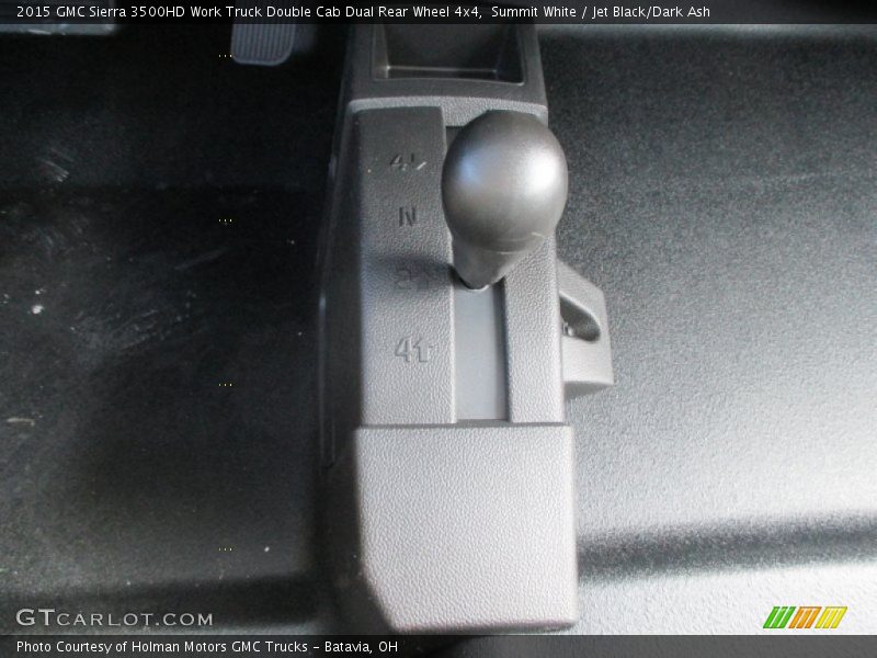 Summit White / Jet Black/Dark Ash 2015 GMC Sierra 3500HD Work Truck Double Cab Dual Rear Wheel 4x4