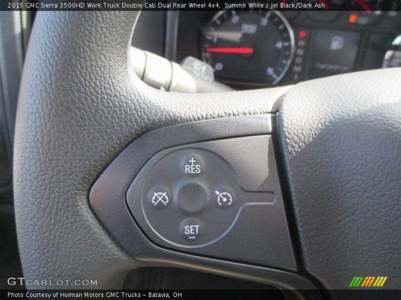 Summit White / Jet Black/Dark Ash 2015 GMC Sierra 3500HD Work Truck Double Cab Dual Rear Wheel 4x4