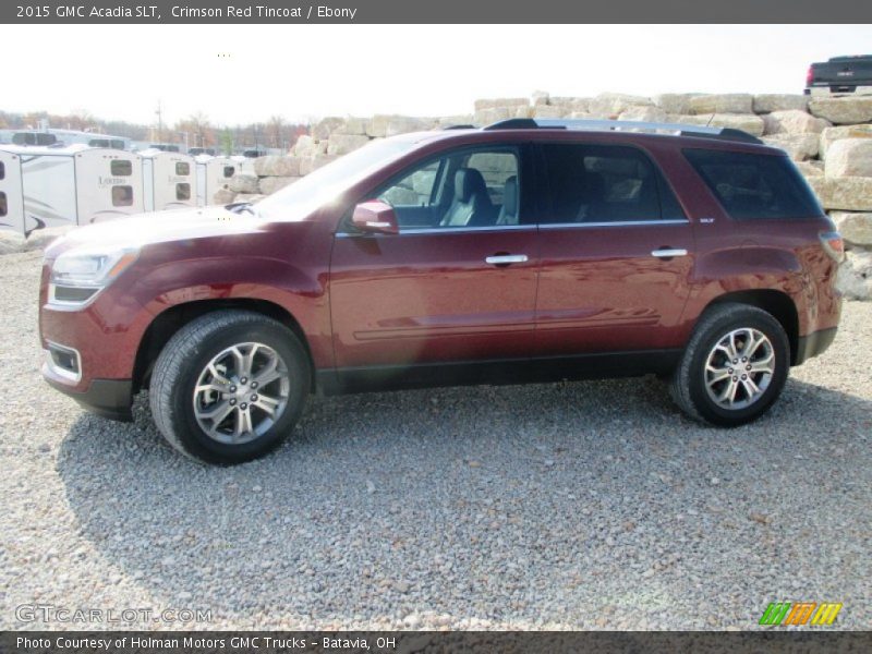 Crimson Red Tincoat / Ebony 2015 GMC Acadia SLT