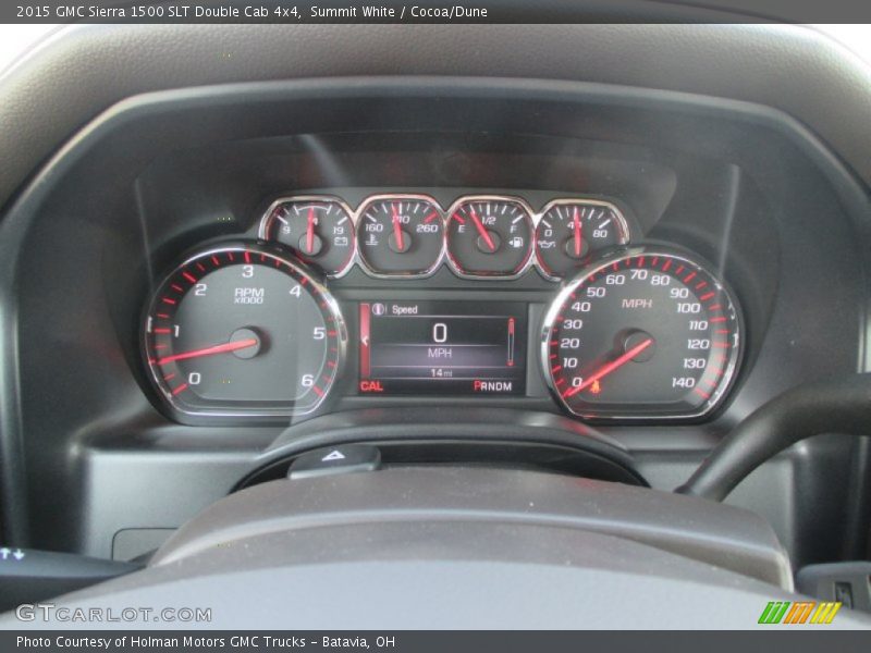  2015 Sierra 1500 SLT Double Cab 4x4 SLT Double Cab 4x4 Gauges