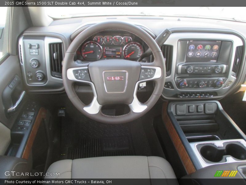 Dashboard of 2015 Sierra 1500 SLT Double Cab 4x4