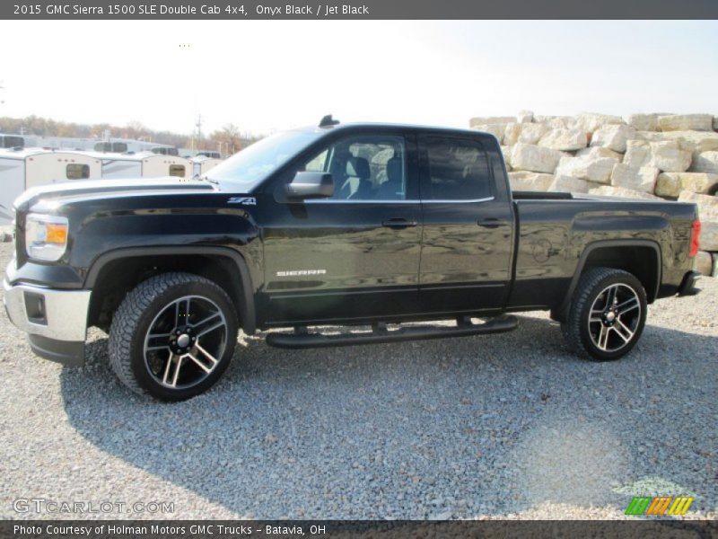 Onyx Black / Jet Black 2015 GMC Sierra 1500 SLE Double Cab 4x4