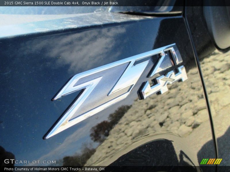 Onyx Black / Jet Black 2015 GMC Sierra 1500 SLE Double Cab 4x4