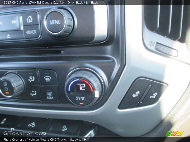 Onyx Black / Jet Black 2015 GMC Sierra 1500 SLE Double Cab 4x4