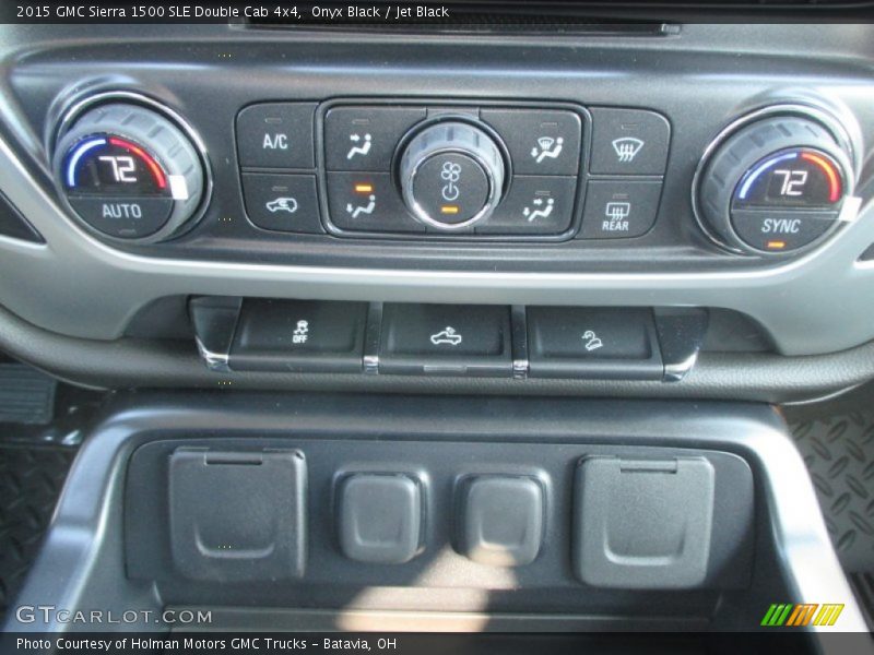 Onyx Black / Jet Black 2015 GMC Sierra 1500 SLE Double Cab 4x4