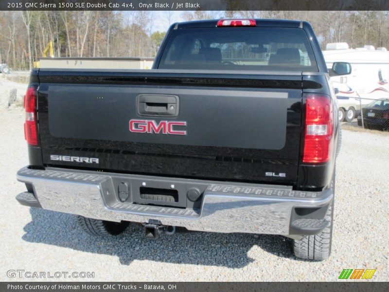 Onyx Black / Jet Black 2015 GMC Sierra 1500 SLE Double Cab 4x4