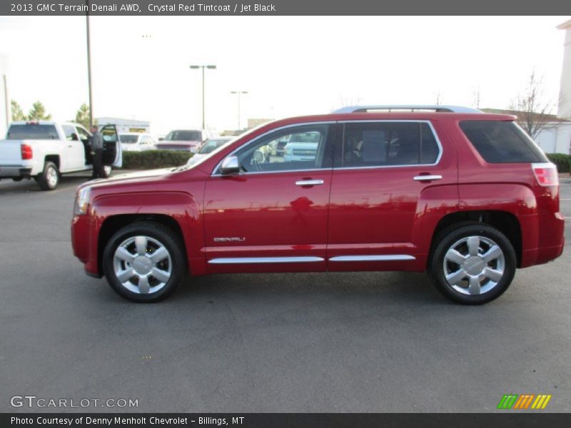 Crystal Red Tintcoat / Jet Black 2013 GMC Terrain Denali AWD