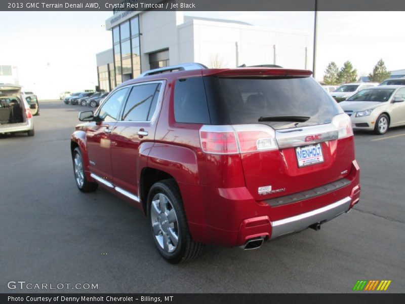 Crystal Red Tintcoat / Jet Black 2013 GMC Terrain Denali AWD